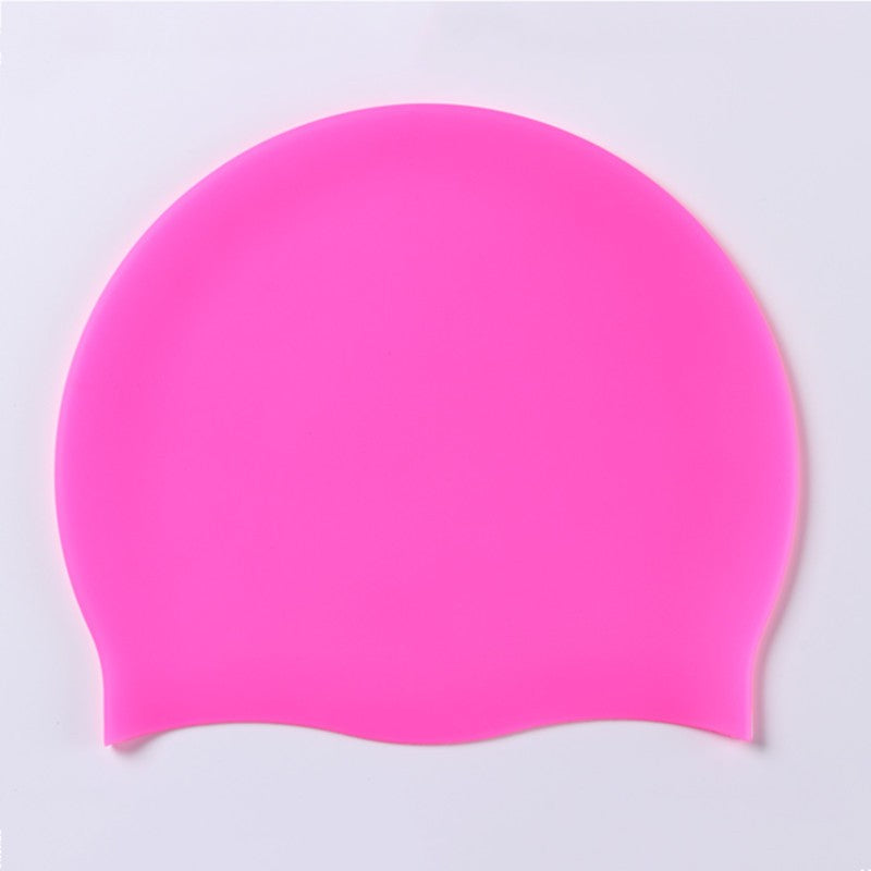 Kalsten | High Elastic Solid Silicone Swim Cap | New Kids Adult Universal Waterproof No Pinch Swimming Cap