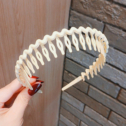 BowLift | Stylish Matte Face Wash Headband with Teeth for Anti-Slip
