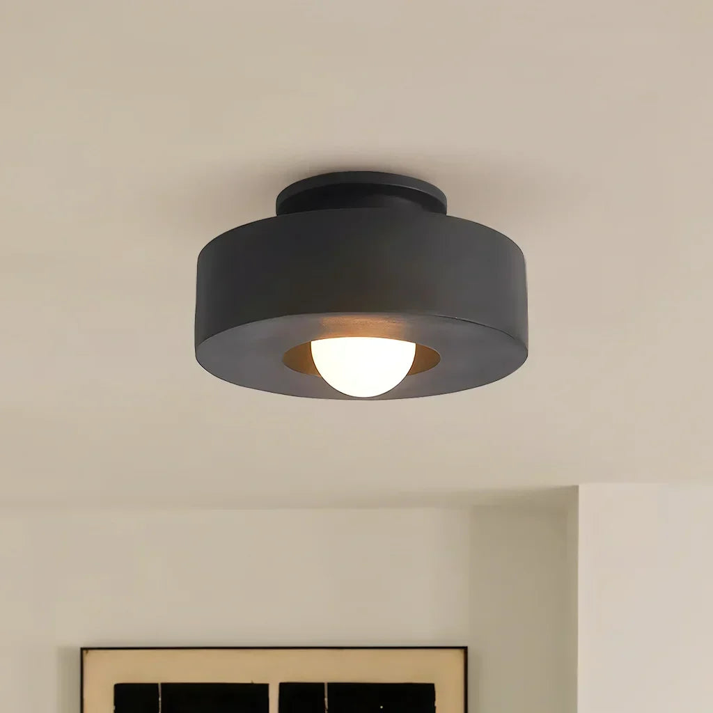 Ceiling Light Resin 11.8 in x 5.9 in LED Minimalist Indoor Lighting Living Room Bedroom Pendant | Kalsten