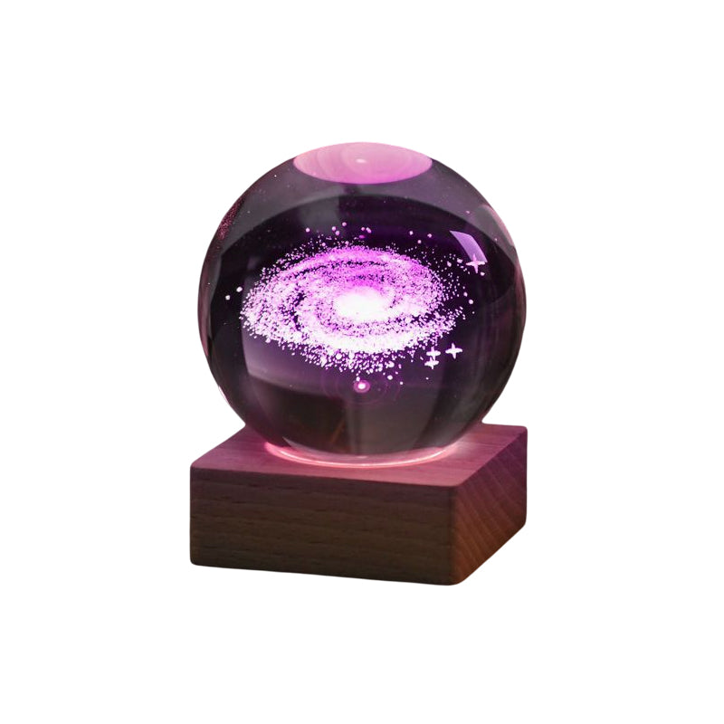 3D Galaxy Crystal Ball Night Light | Kalsten