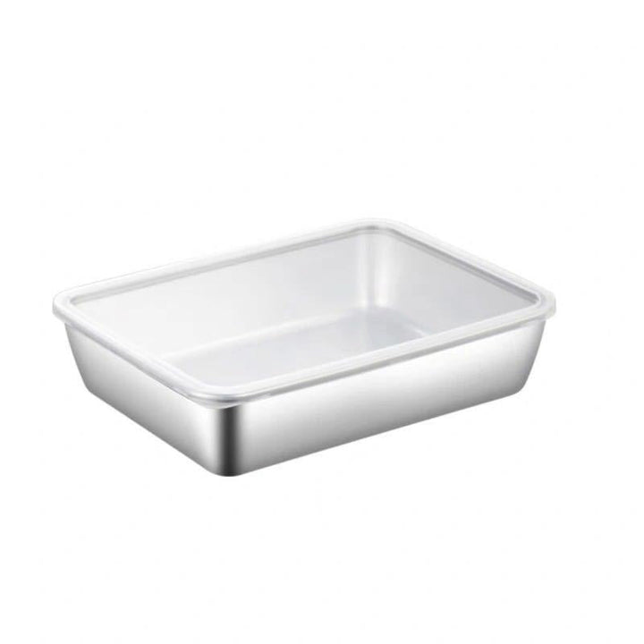 Stainless steel square plate (with lid) | Kalsten