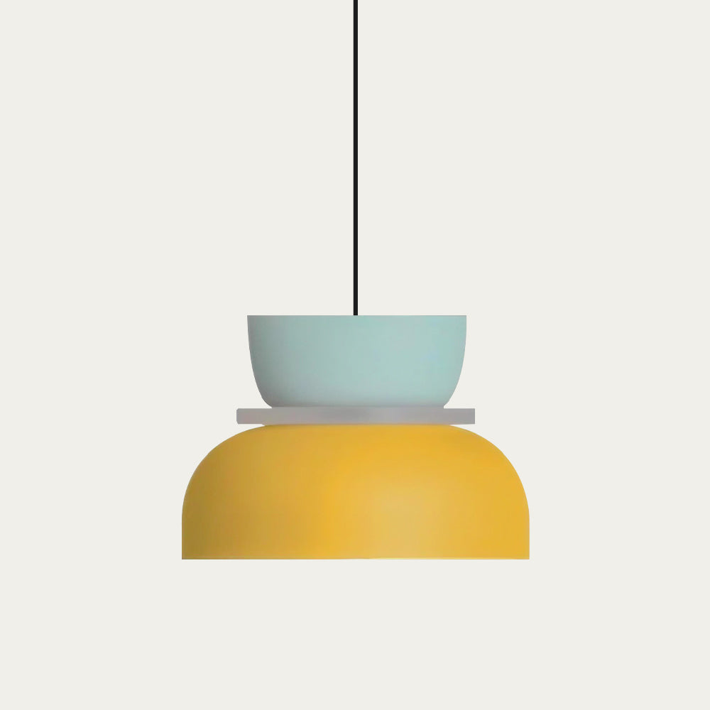 Kalsten | Nordic Color Block Pendant Light Fixture - Modern Hanging Lamp for Kitchen & Dining Room