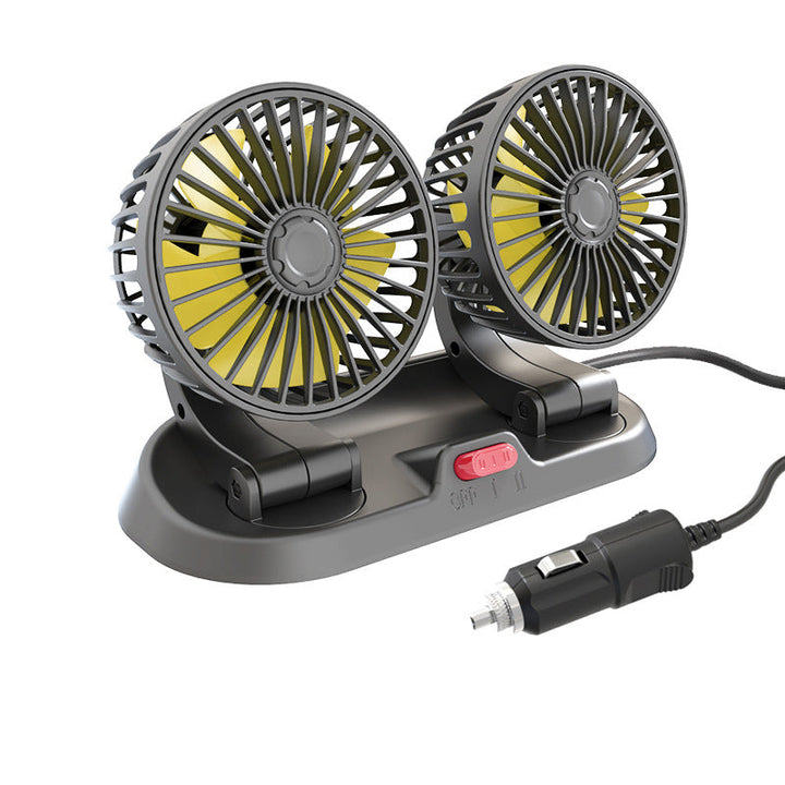 Double head car cooling air circulation fan | Kalsten