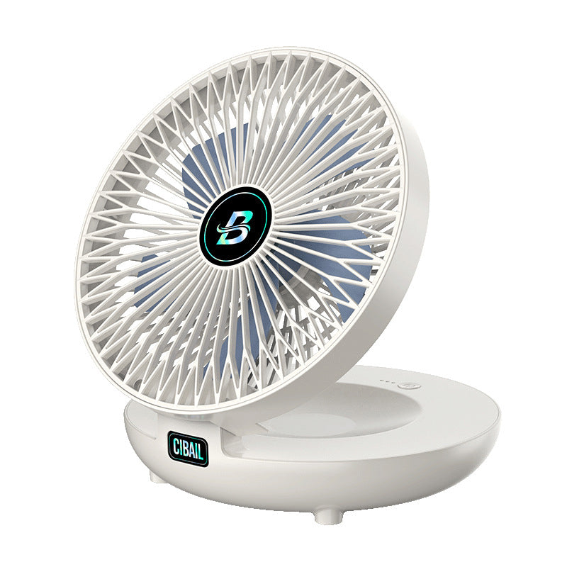 Portable Mini Desktop Fan, USB Rechargeable Adjustable Wall-Mount Fan | Kalsten