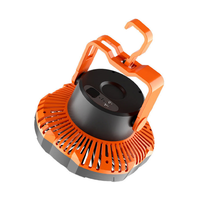 Portable camping fan with LED light | Kalsten