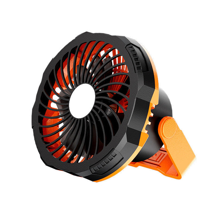 Portable camping fan with LED light | Kalsten