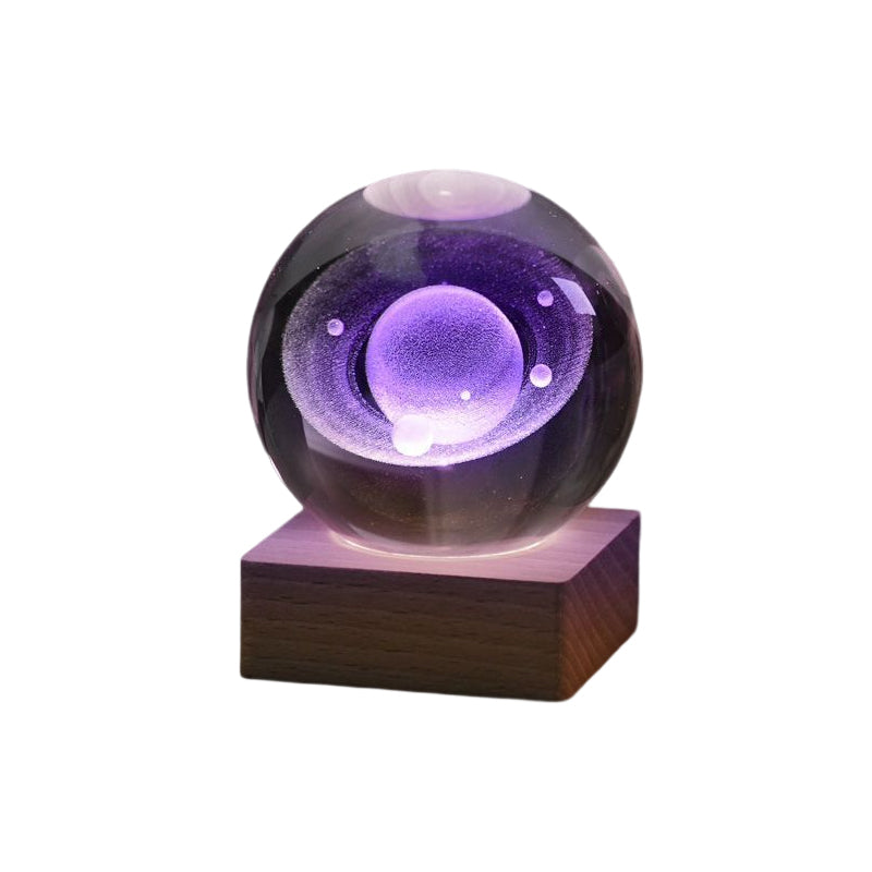 3D Galaxy Crystal Ball Night Light | Kalsten