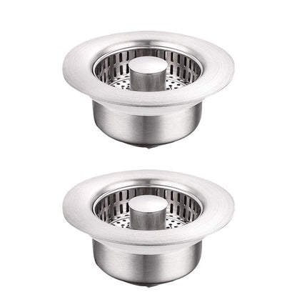 Drain filter stainless steel with pop-up mechanism | Karnz