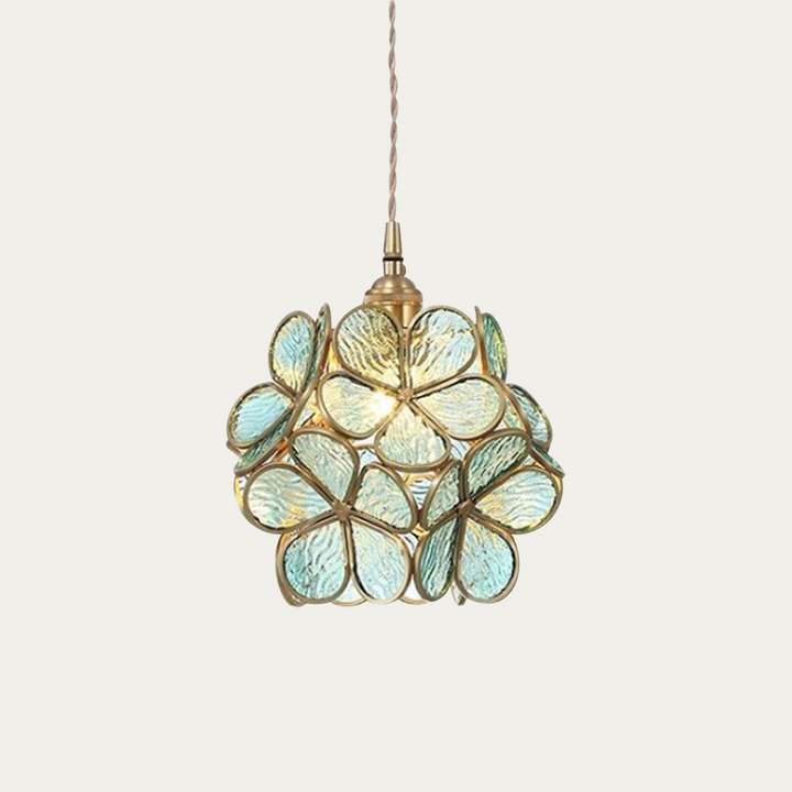 Pendant Light Glass Petal E27 Max 40W Ceiling Dining Room Bedroom Hanging Fixture Decorative Ambient Lighting | Kalsten