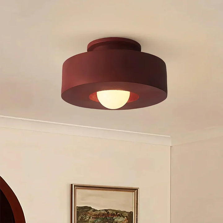 Ceiling Light Resin 11.8 in x 5.9 in LED Minimalist Indoor Lighting Living Room Bedroom Pendant | Kalsten