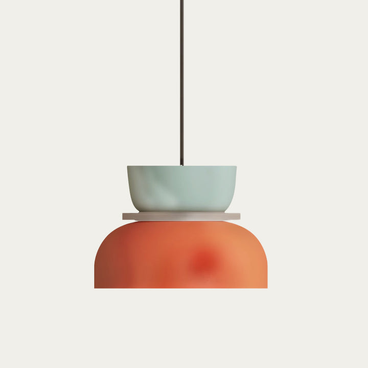 Kalsten | Nordic Color Block Pendant Light Fixture - Modern Hanging Lamp for Kitchen & Dining Room