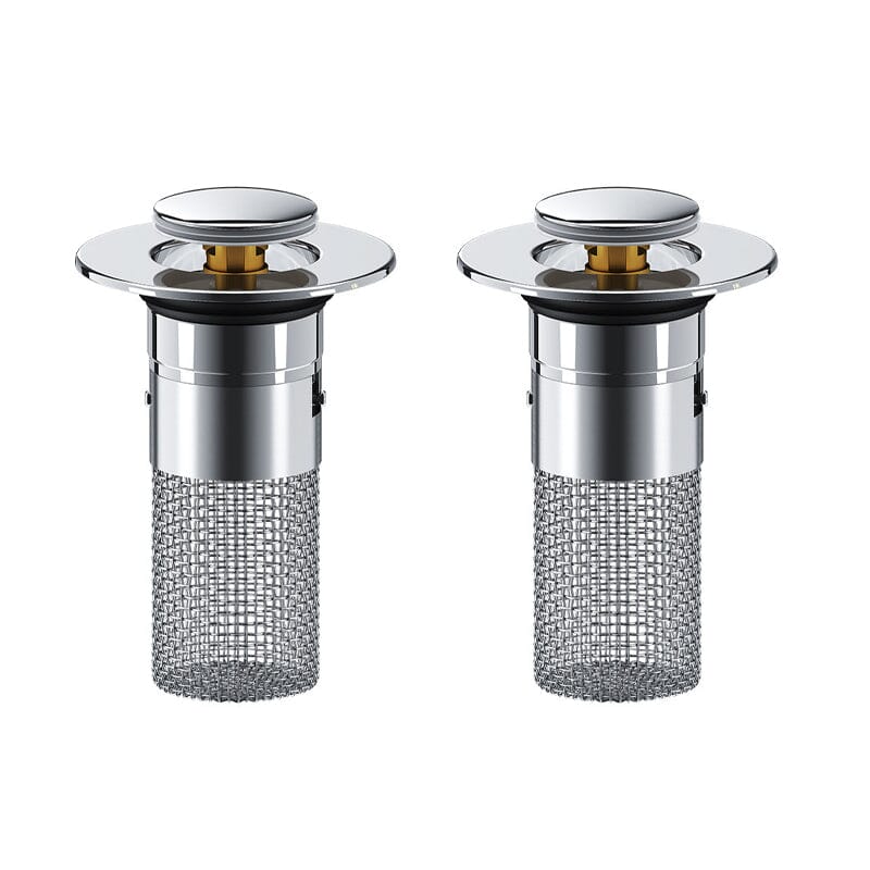 Drain filter stainless steel with pop-up mechanism | Kalsten