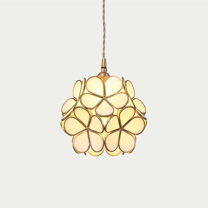 Pendant Light Glass Petal E27 Max 40W Ceiling Dining Room Bedroom Hanging Fixture Decorative Ambient Lighting | Kalsten