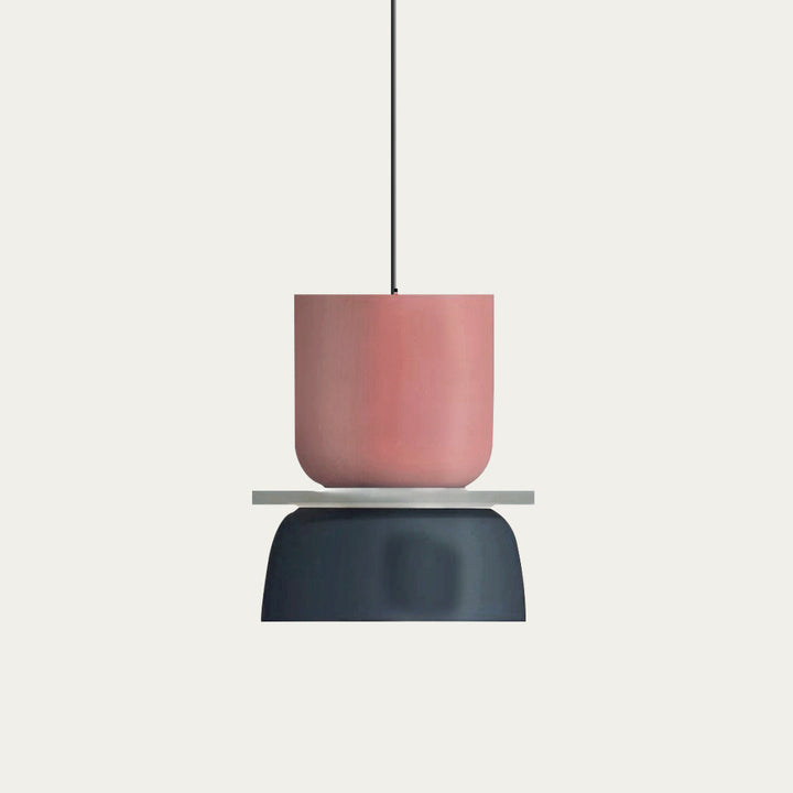 Kalsten | Nordic Color Block Pendant Light Fixture - Modern Hanging Lamp for Kitchen & Dining Room