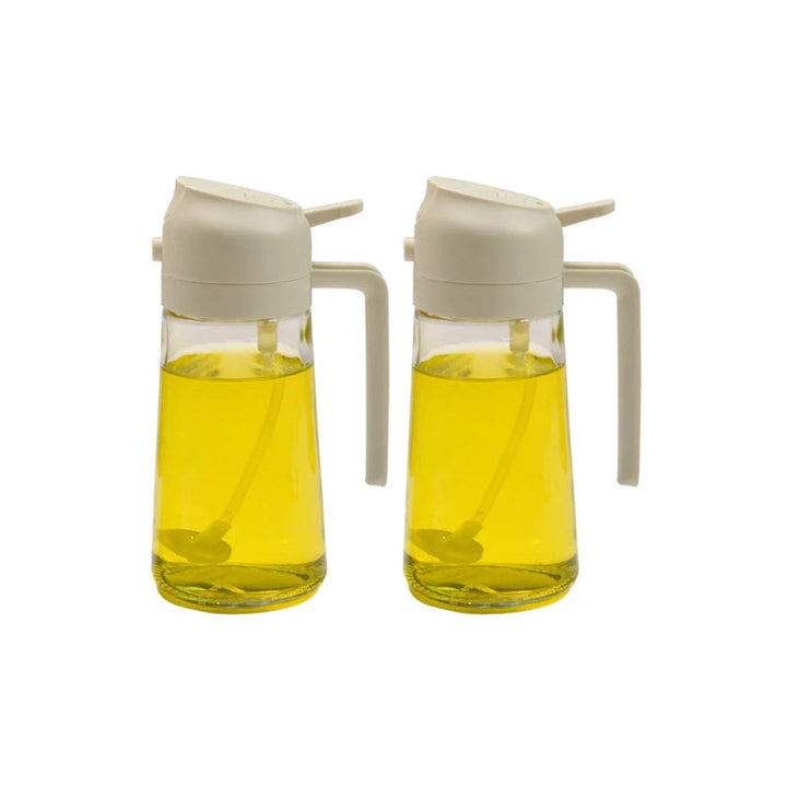 2 in 1 glass oil sprayer and dispenser | Kalsten
