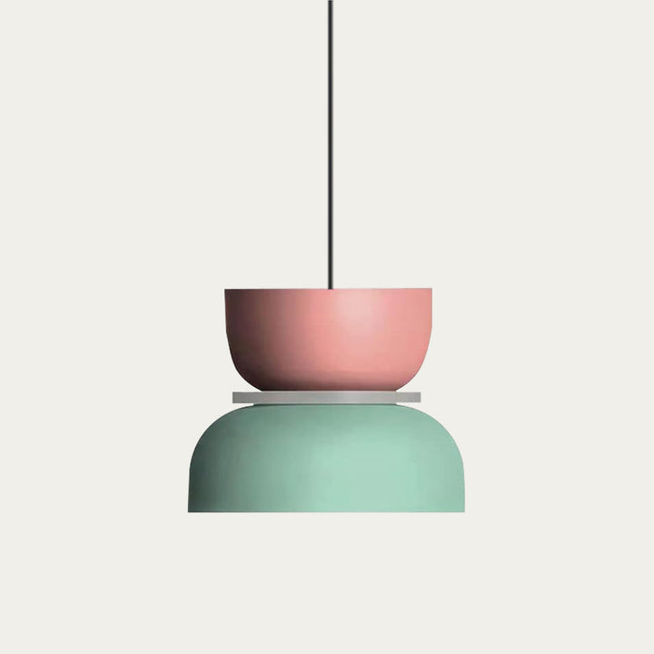 Kalsten | Nordic Color Block Pendant Light Fixture - Modern Hanging Lamp for Kitchen & Dining Room