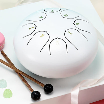 Rain drum as garden instrument