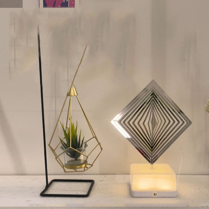 Rotating ambient light made of metal | Kalsten