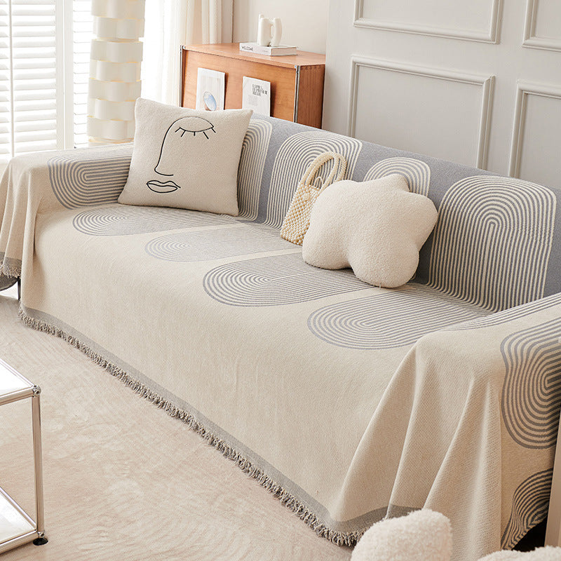 Double Sided Chenille Sofa Cover | Kalsten