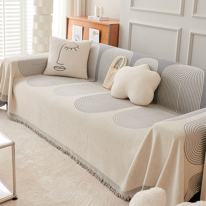 Double Sided Chenille Sofa Cover | Kalsten