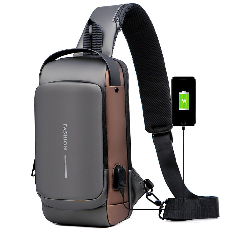 Kalsten | USB Charging Sport Sling Anti-Theft Shoulder Bag