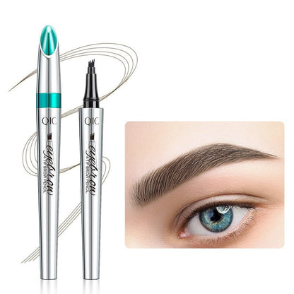 Brehn | Waterproof 3D Microblading Eyebrow Pencil with 4 Fork Tips