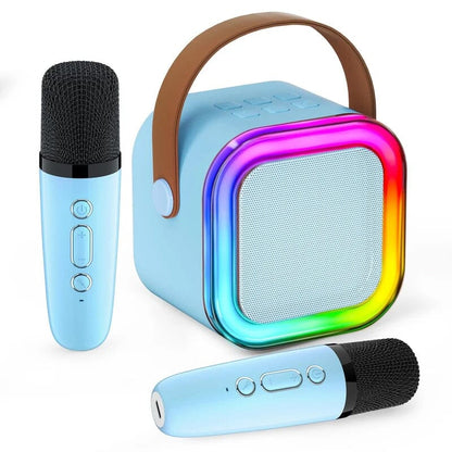 Mini Karaoke Machine with Wireless Microphones | Skanto