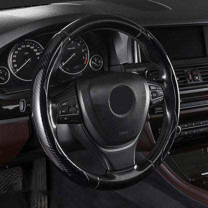 BowLift | Universal Laser Carbon Fiber Pattern Steering Wheel Cover