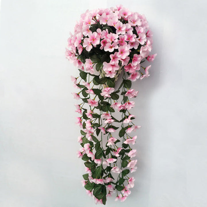 Purple simulated hanging basket | Kalsten
