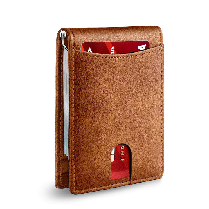 Kalsten | Genuine Leather Anti-theft Swipe Card Holder