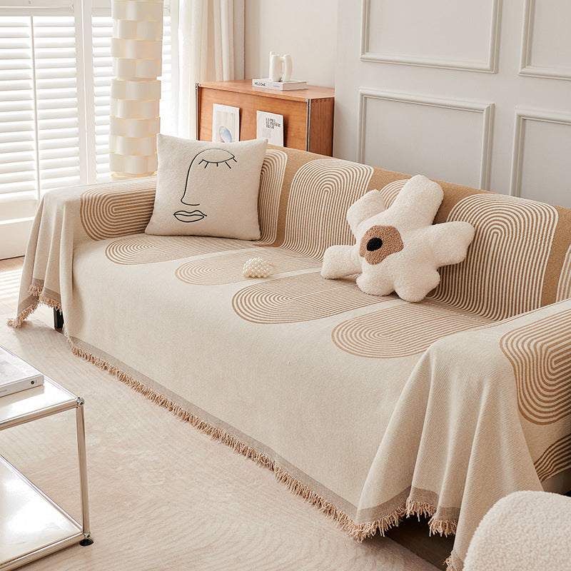 Double Sided Chenille Sofa Cover | Kalsten
