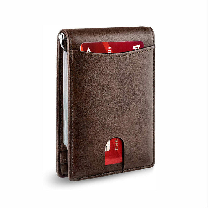 Kalsten | Genuine Leather Anti-theft Swipe Card Holder