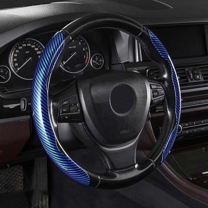 Kalsten | Universal Laser Carbon Fiber Pattern Steering Wheel Cover