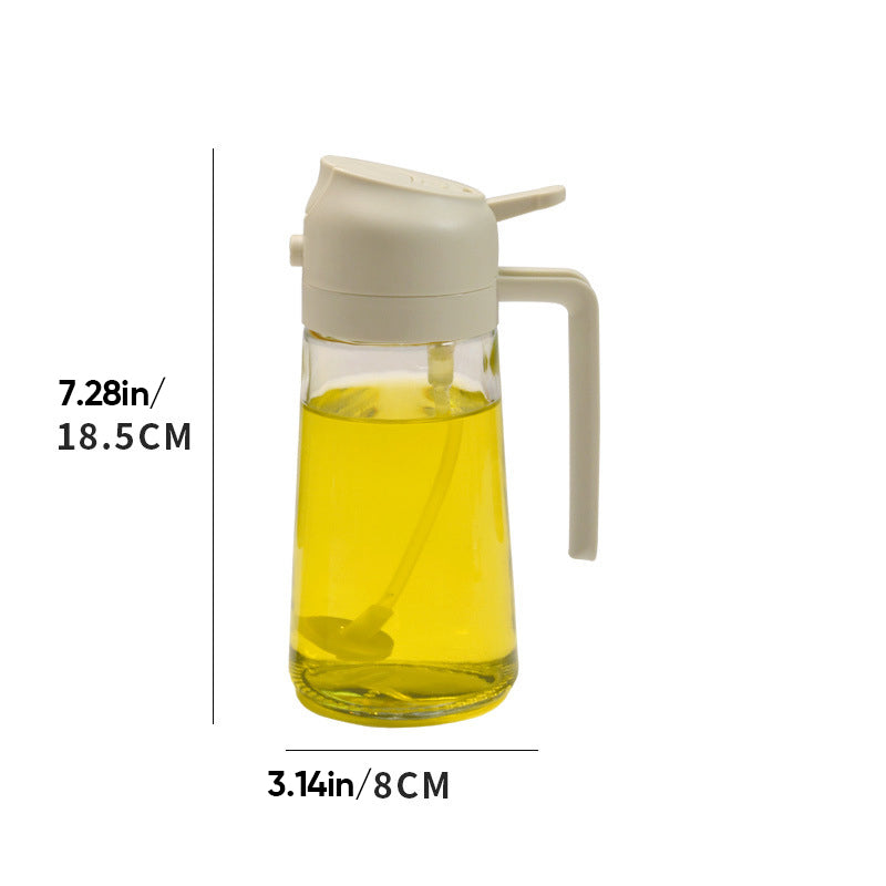 2-in-1 glass oil sprayer and dispenser | Kalsten