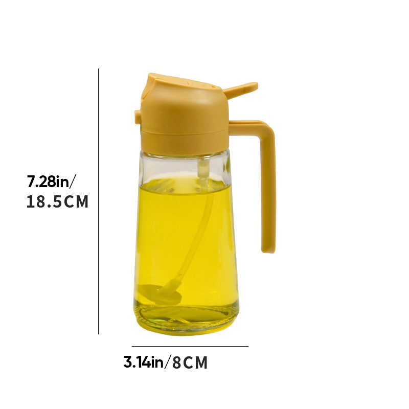 2-in-1 glass oil sprayer and dispenser | Kalsten