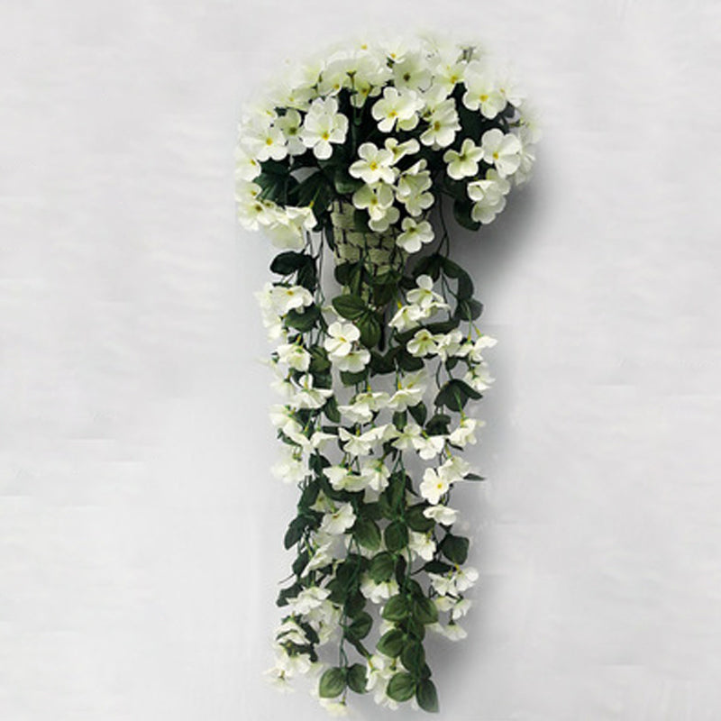 Purple simulated hanging basket | Kalsten