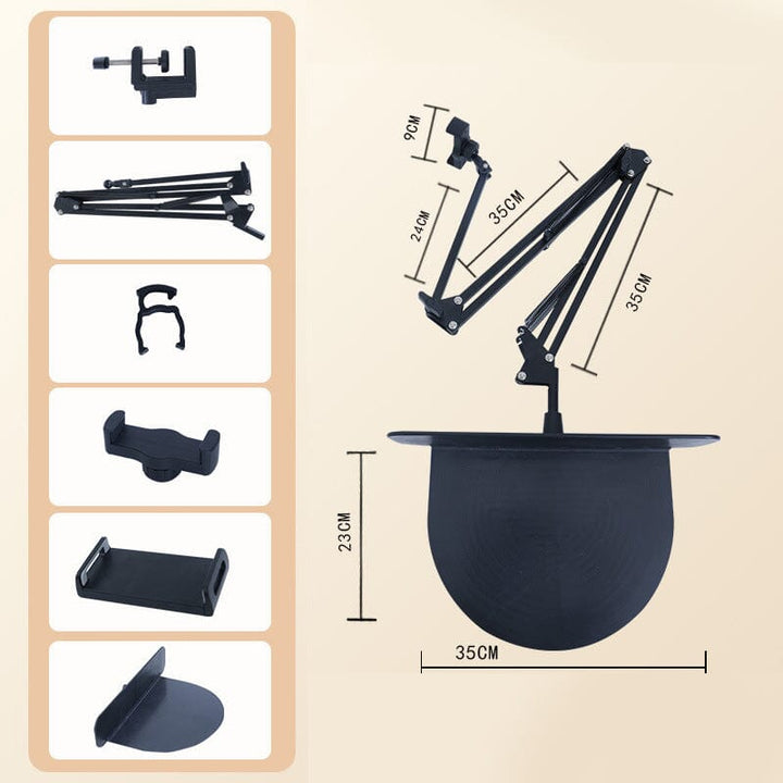 Hidden, extendable table tablet and phone holder | Kalsten