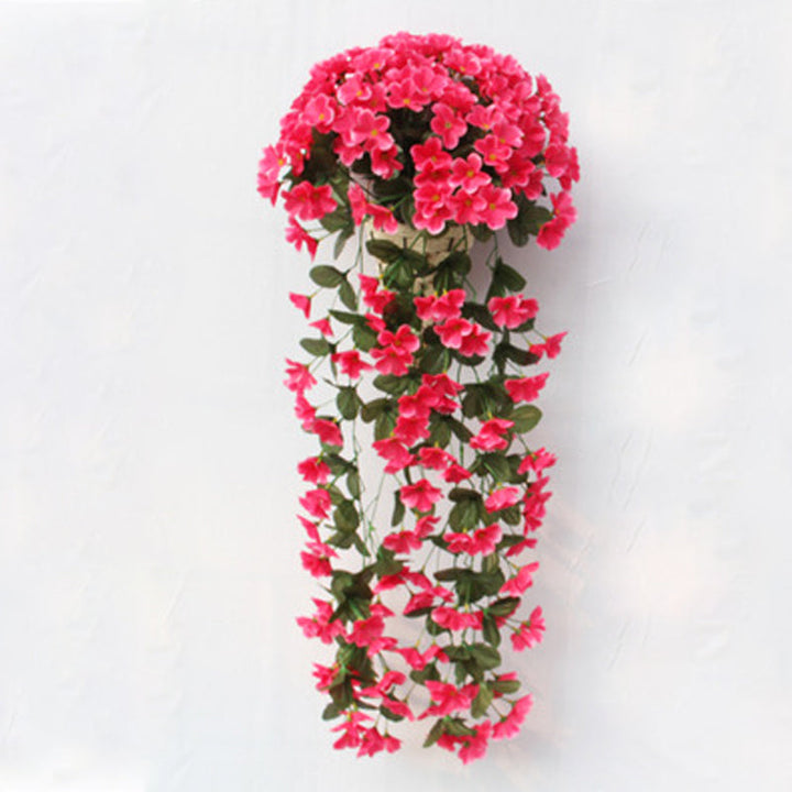 Purple simulated hanging basket | Kalsten
