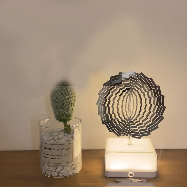 Rotating ambient light made of metal | Kalsten