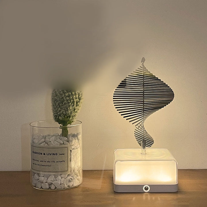Rotating ambient light made of metal | Kalsten