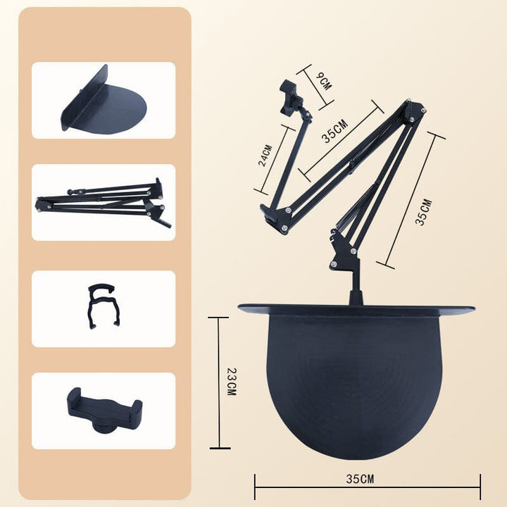 Hidden, extendable table tablet and phone holder | Kalsten