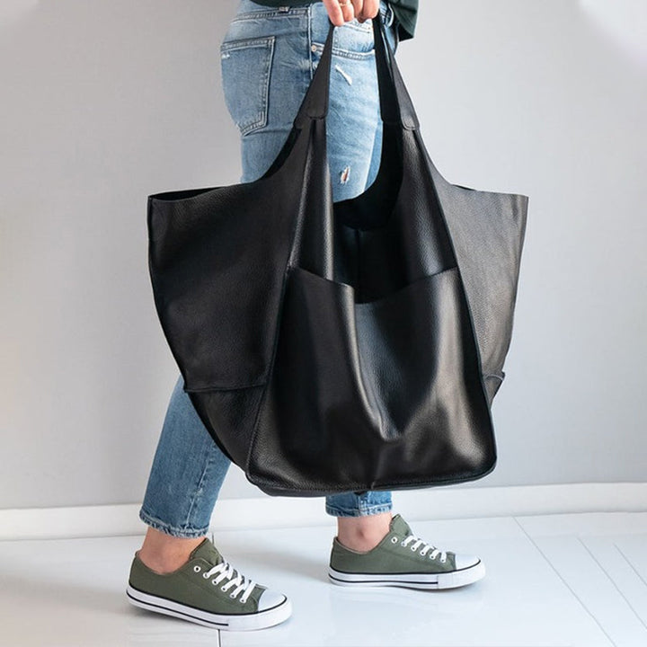 Kalsten | Oversized leather weekend handbags for women