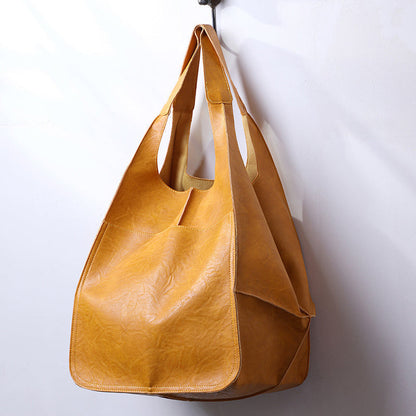 Oversized leather bag