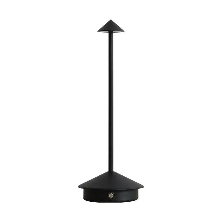 Elegant rechargeable metallic table lamp | Kalsten