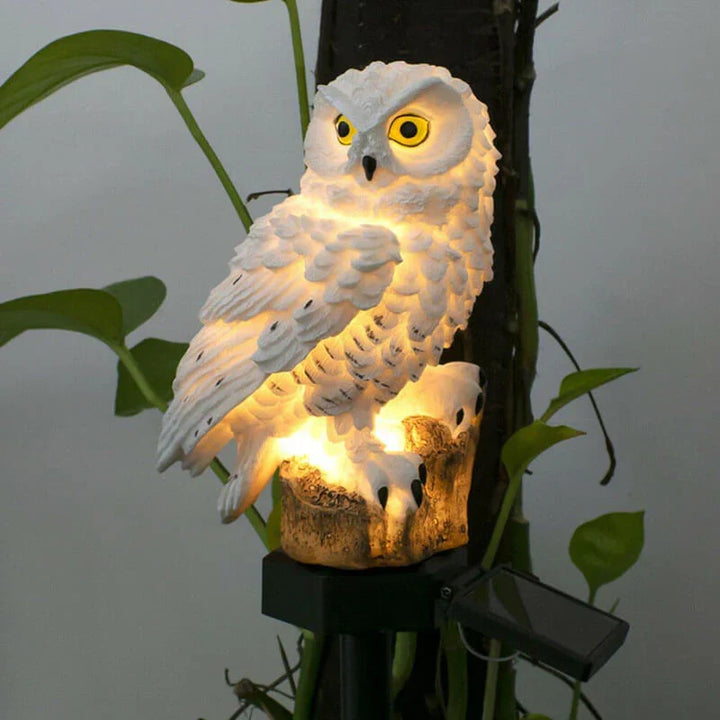 Solar-Powered Owl Garden Lamp - OwlGlow | Kalsten