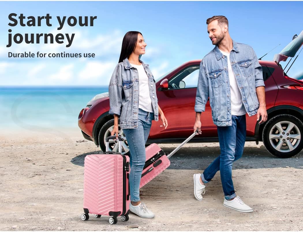 Hard Shell Carry-On Luggage with Lock & Spinner Wheels – Rosemont | Kalsten
