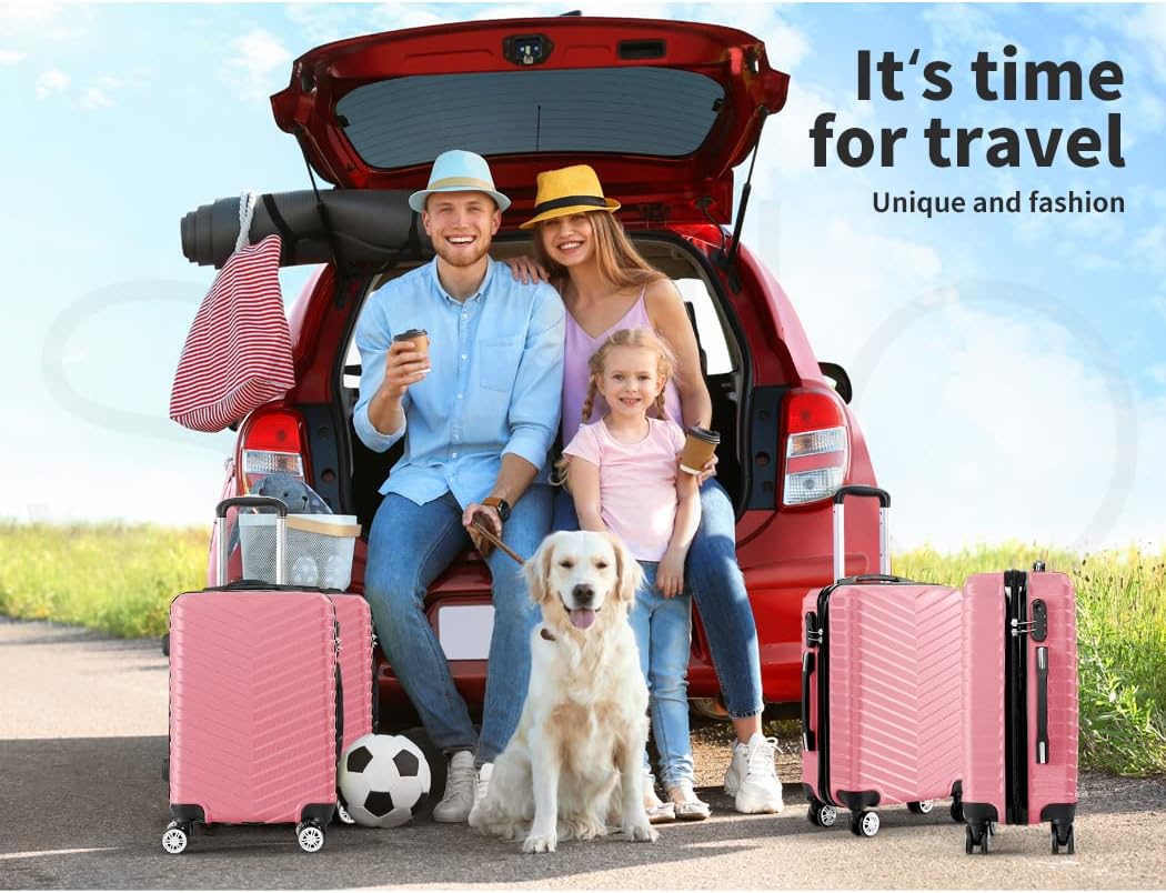 Hard Shell Carry-On Luggage with Lock & Spinner Wheels – Rosemont | Kalsten