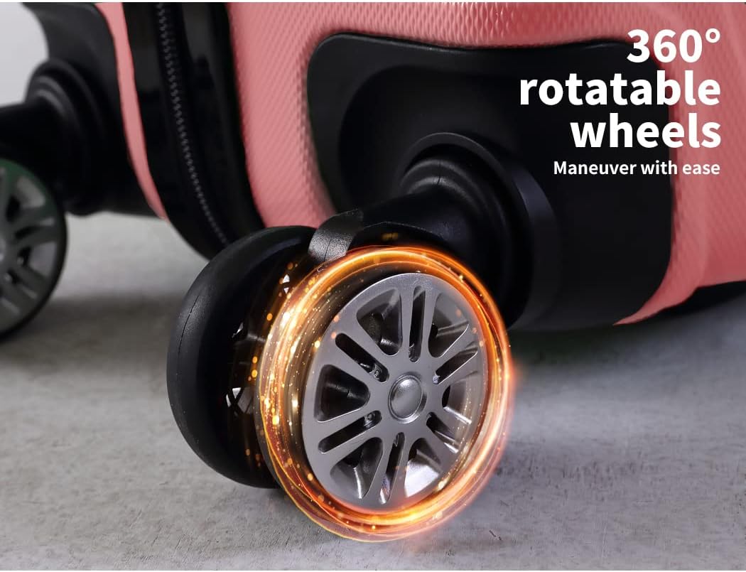 Hard Shell Carry-On Luggage with Lock & Spinner Wheels – Rosemont | Kalsten