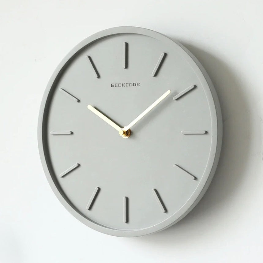 BowLift | PendulumCraft - Scandinavian Cement Wall Clock