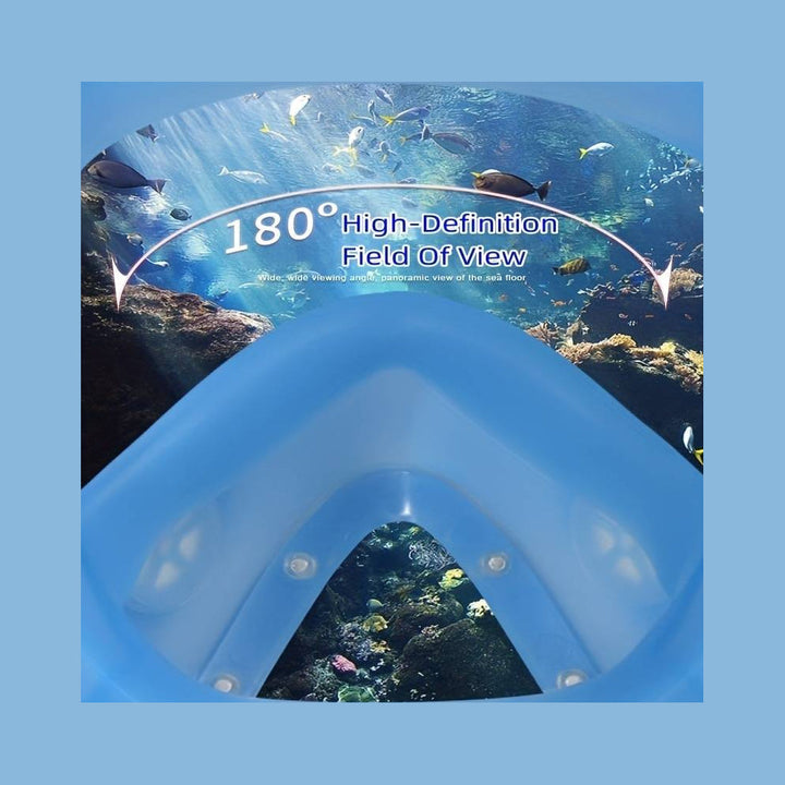 Snorkel mask for children and adults with snorkel and 180-degree visibility | Kalsten